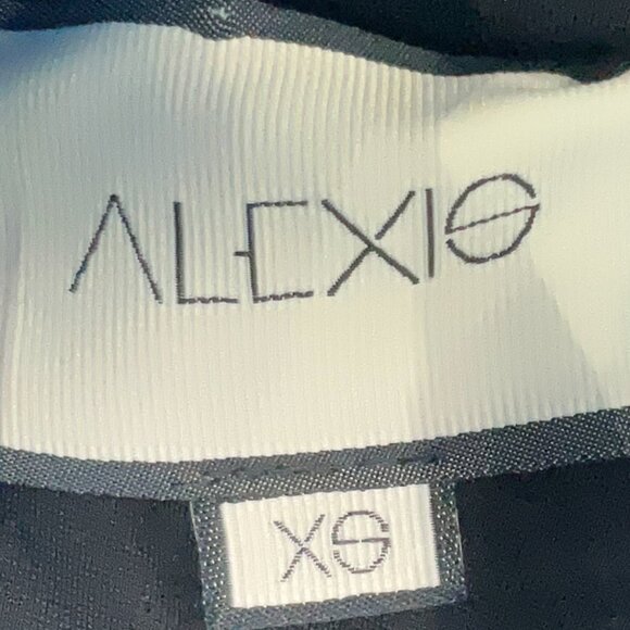 Alexis Giya Ruffle Mini Dress Size XS Black - Picture 6 of 6